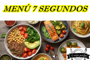 Menú 7 segundos platos